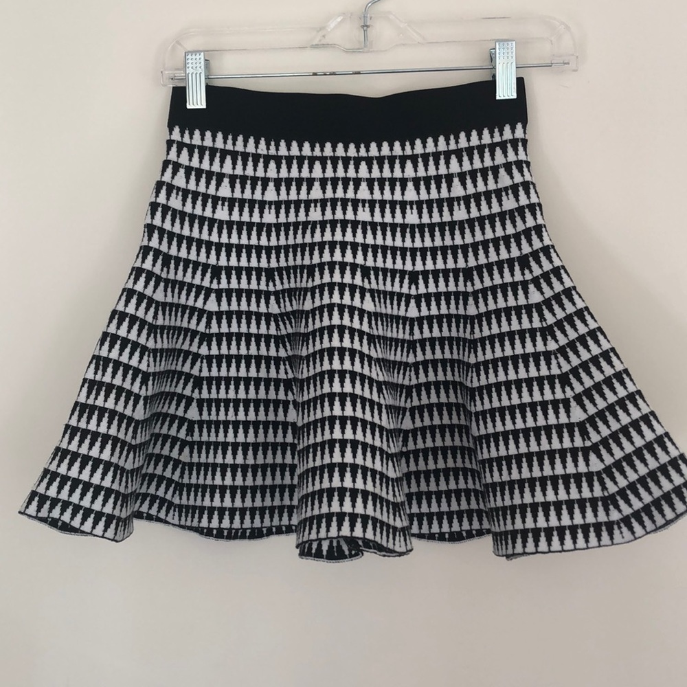 Black and white skirt